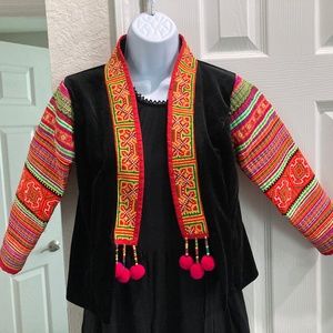 Tribal Inspired Cropped Cardigan XS